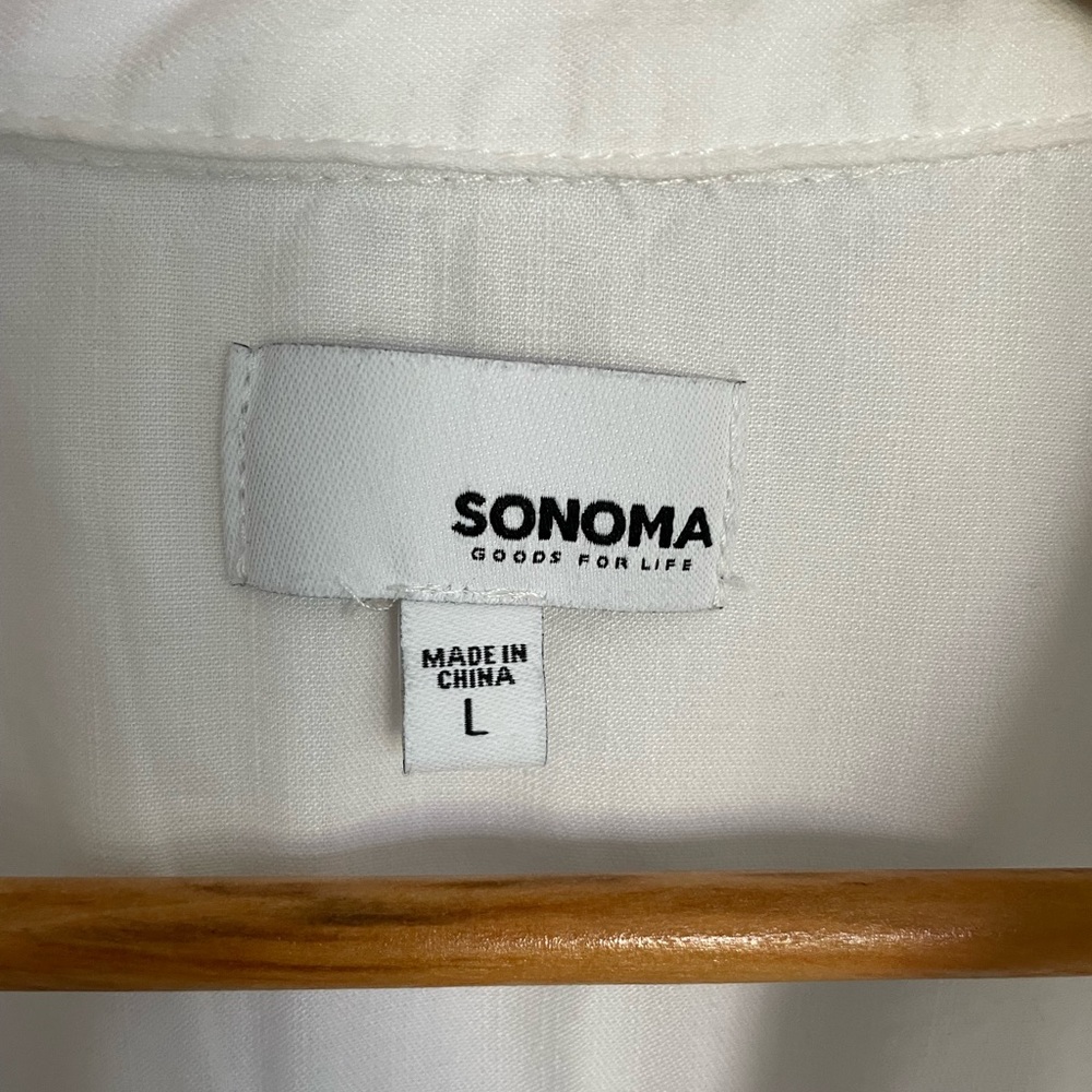 Sonoma size large white blouse - Picture 3 of 3